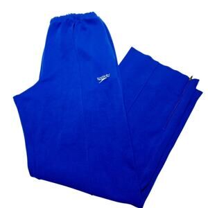 Speedo Men's Royal Blue Expedite Varsity Warm Up Pants Size Medium